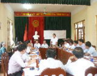 Triển khai thi công dự án xử lý cấp bách sạt lở bờ tả sông Đáy huyện Thanh Oai