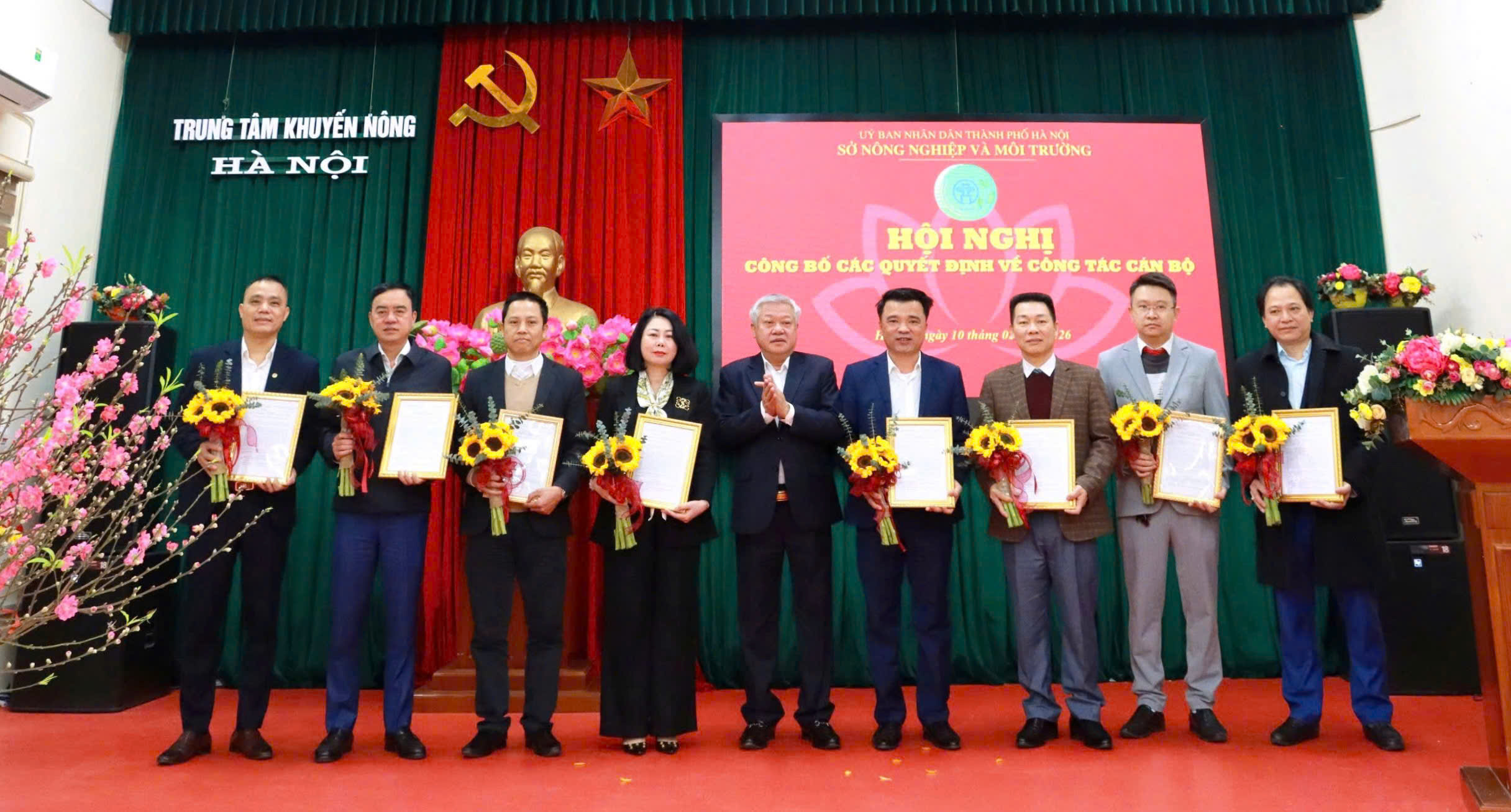 Sở Nông nghiệp và Môi trường Hà Nội công bố các quyết định về công tác cán bộ