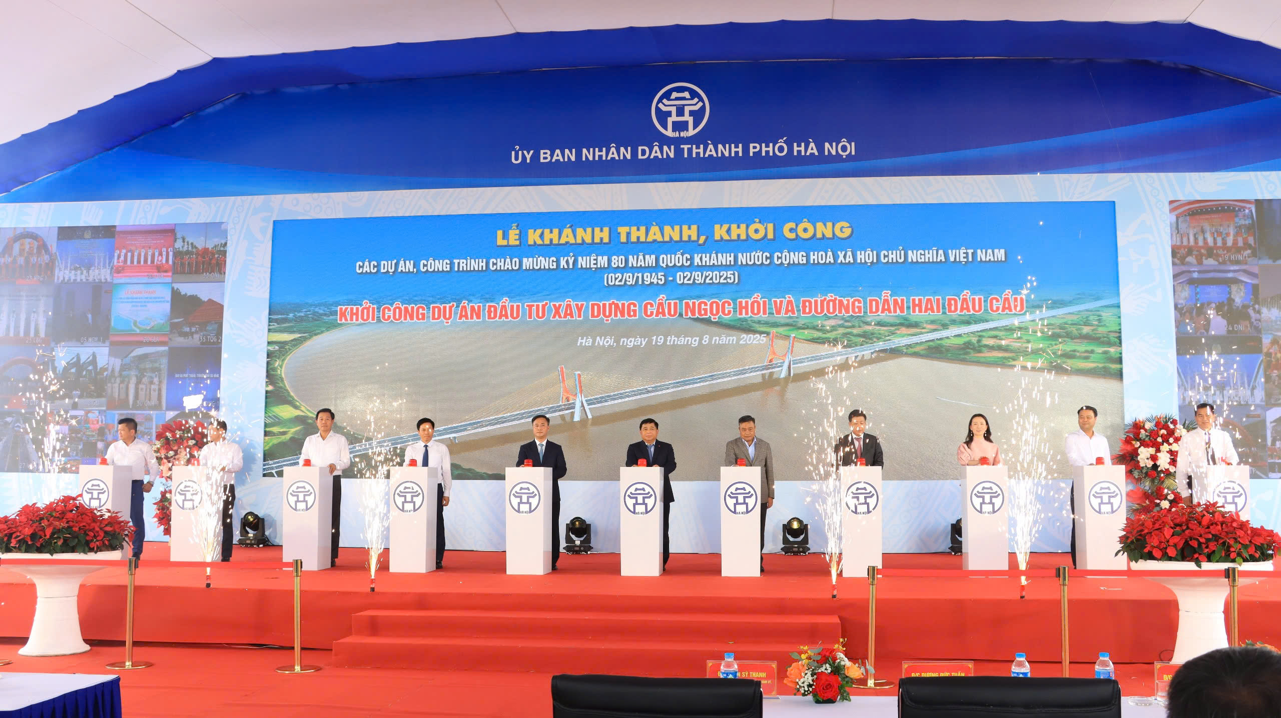 Khởi công cầu Ngọc Hồi, tăng cường kết nối giữa Hà Nội với Hưng Yên