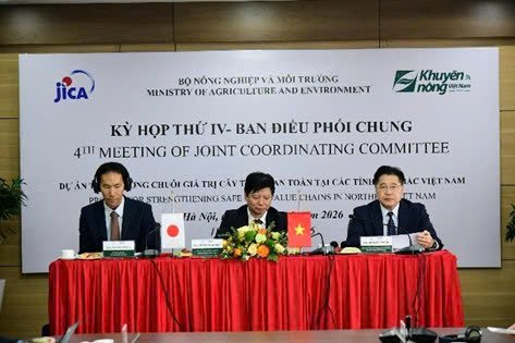 Họp ban điều phối chung dự án “tăng cường chuỗi giá trị cây trồng an toàn tại các tỉnh phía bắc việt nam”
