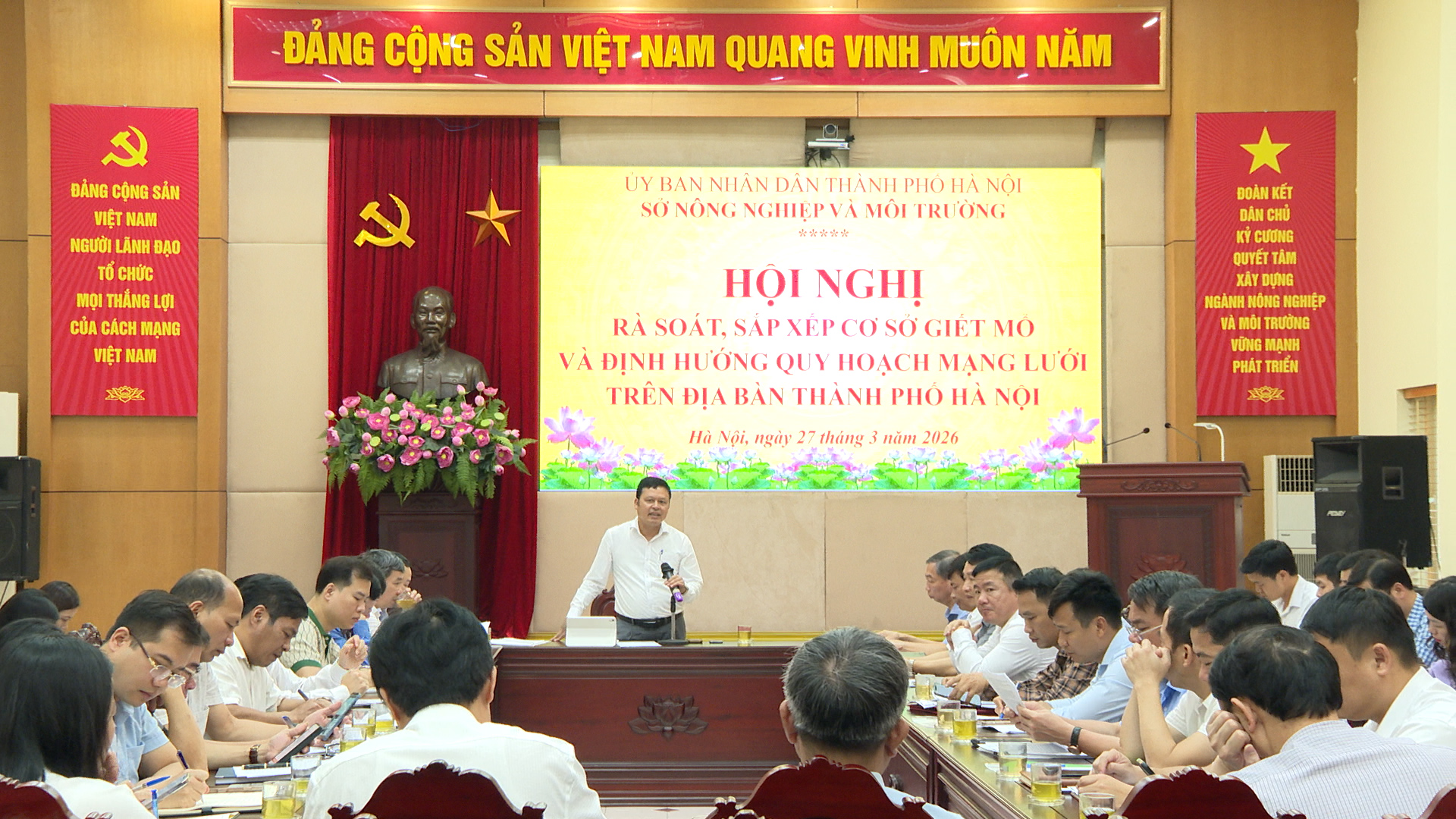Hà Nội quyết liệt rà soát, sắp xếp cơ sở giết mổ và định hướng quy hoạch mạng lưới trên địa bàn Thành phố
