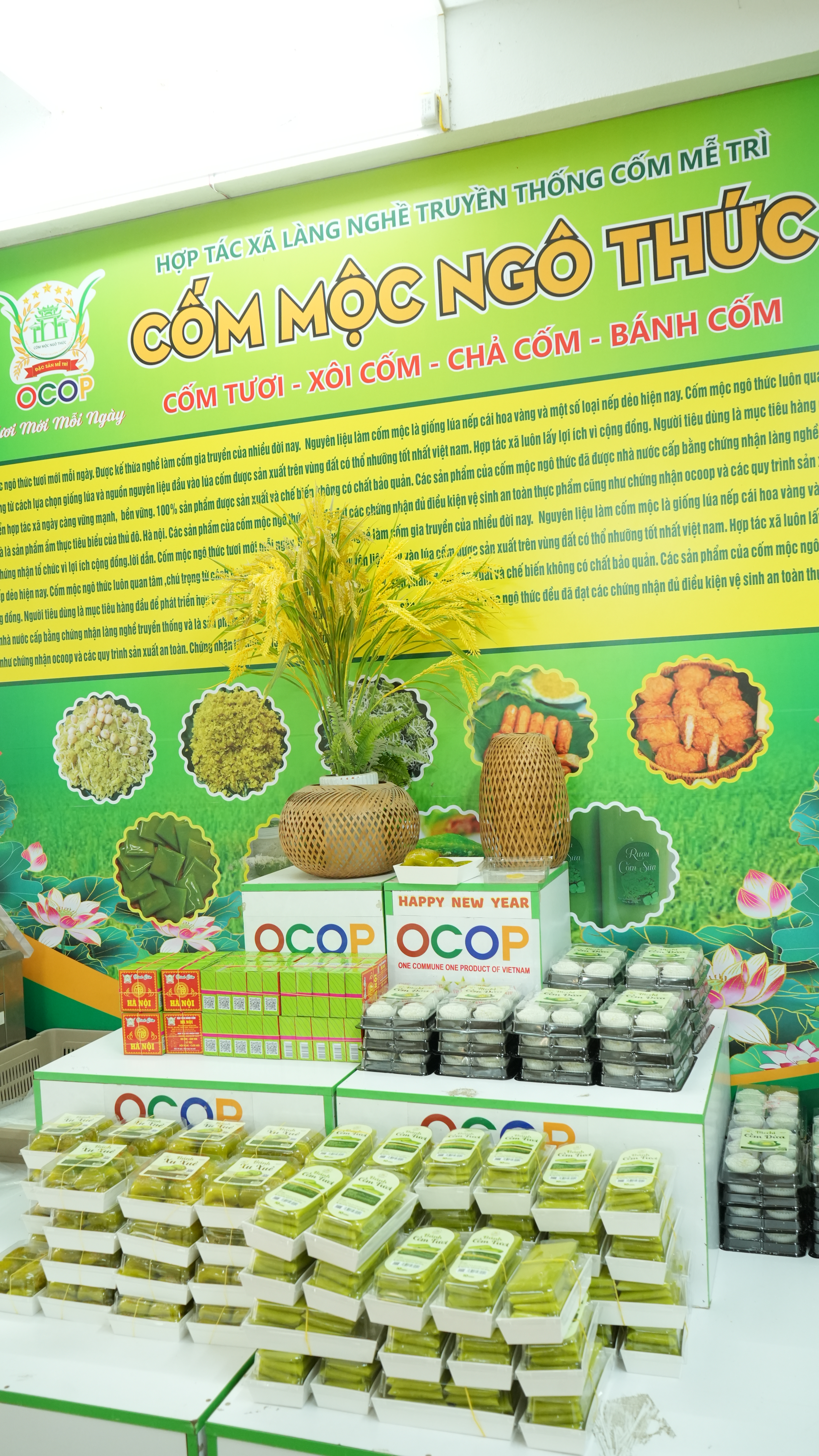 Cốm Mộc Ngô Thức – giữ gìn tinh túy nghề truyền thống