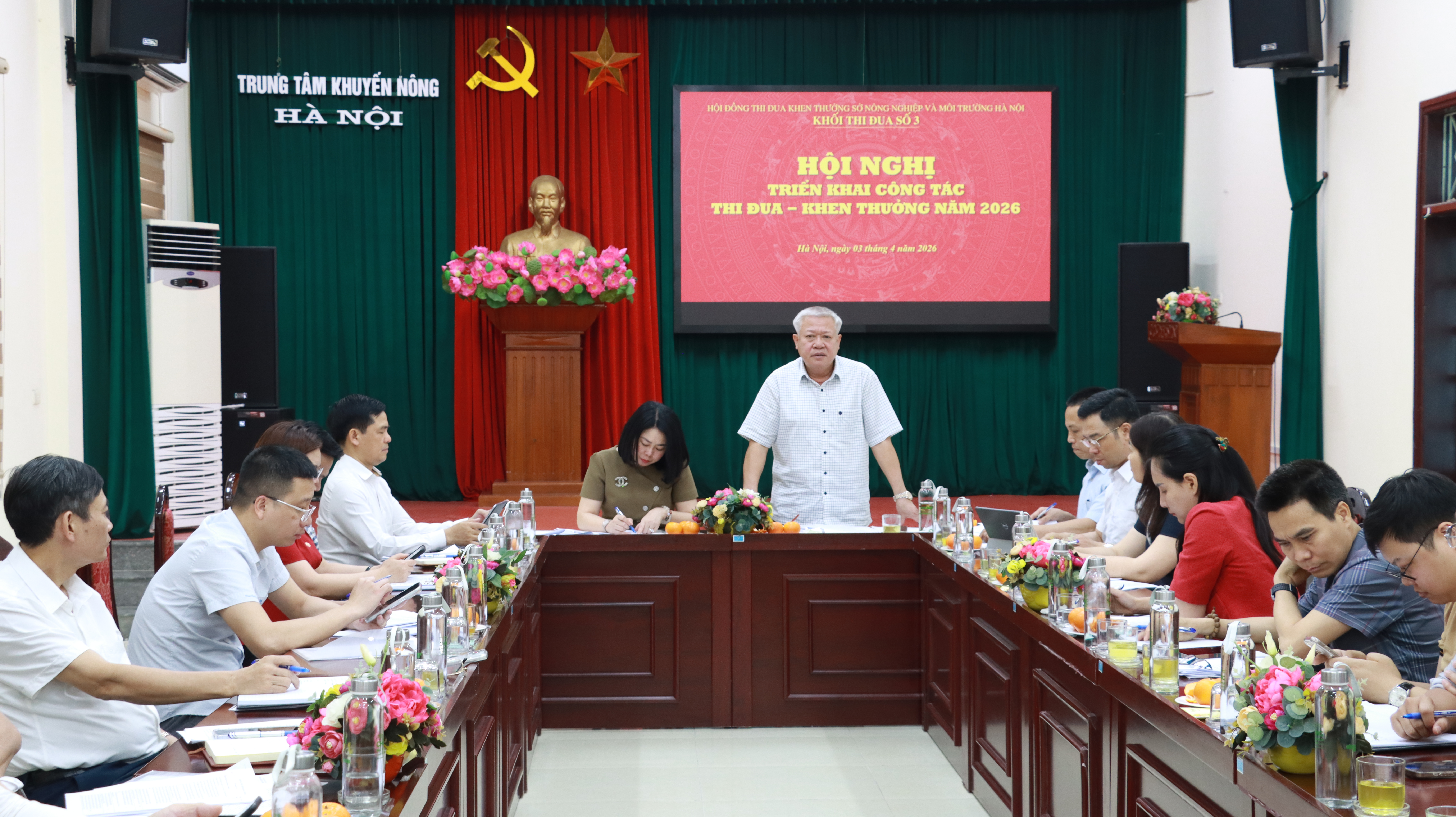 Khối thi đua số 3, sở nông nghiệp và môi trường hà nội triển khai công tác thi đua khen thưởng năm 2026