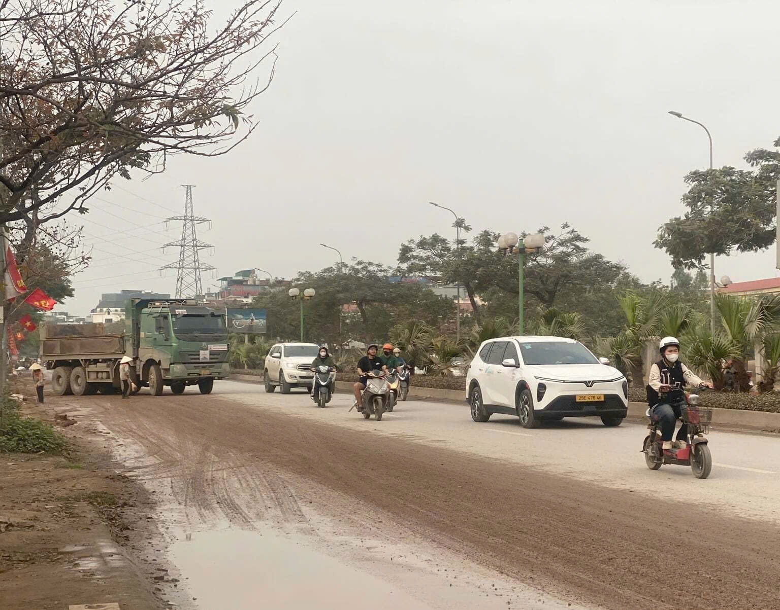 Chấn chỉnh vệ sinh môi trường tại các công trường trên địa bàn Hà Nội