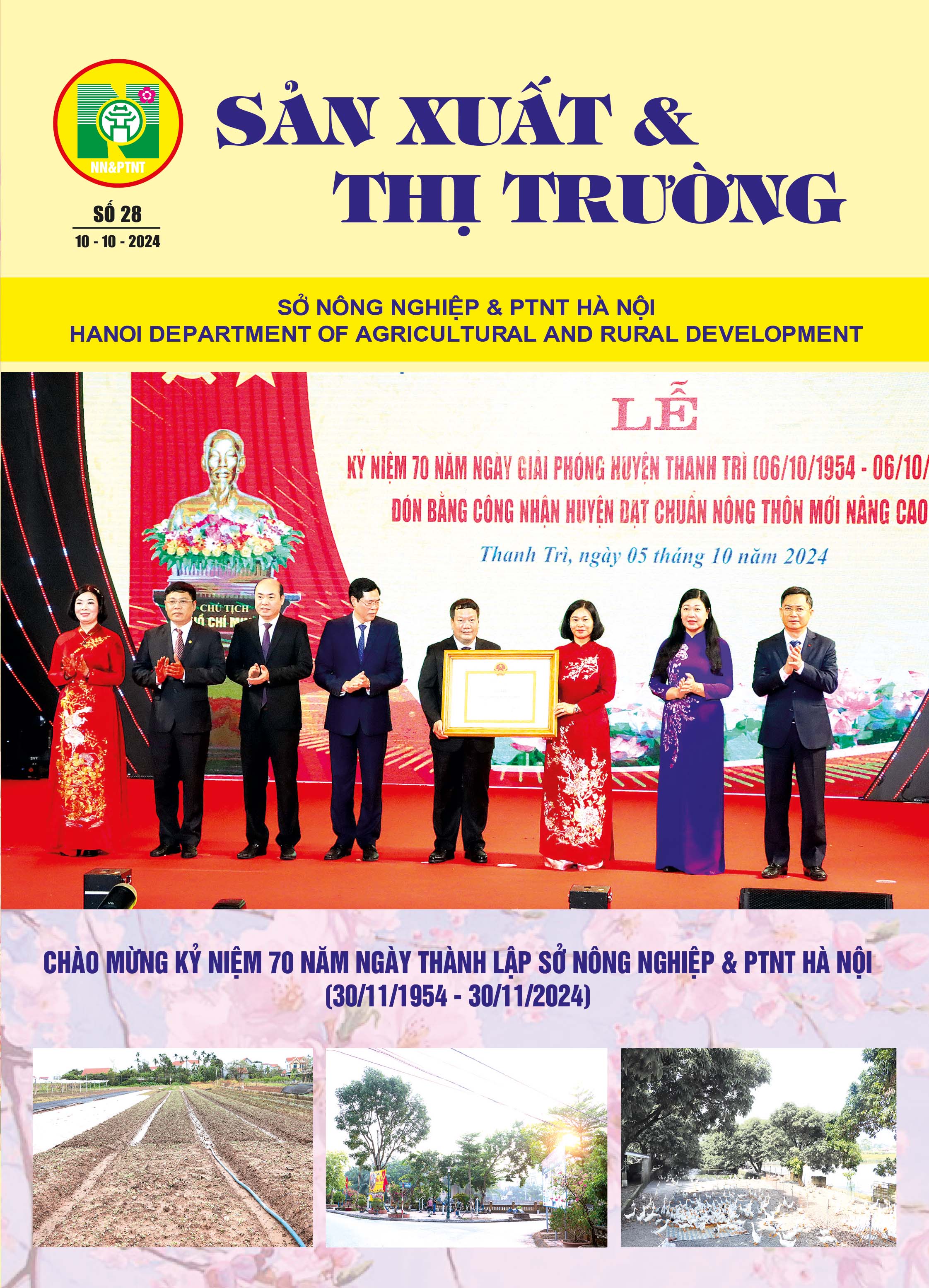 Bản tin Sản xuất & Thị trường số 28 năm 2024