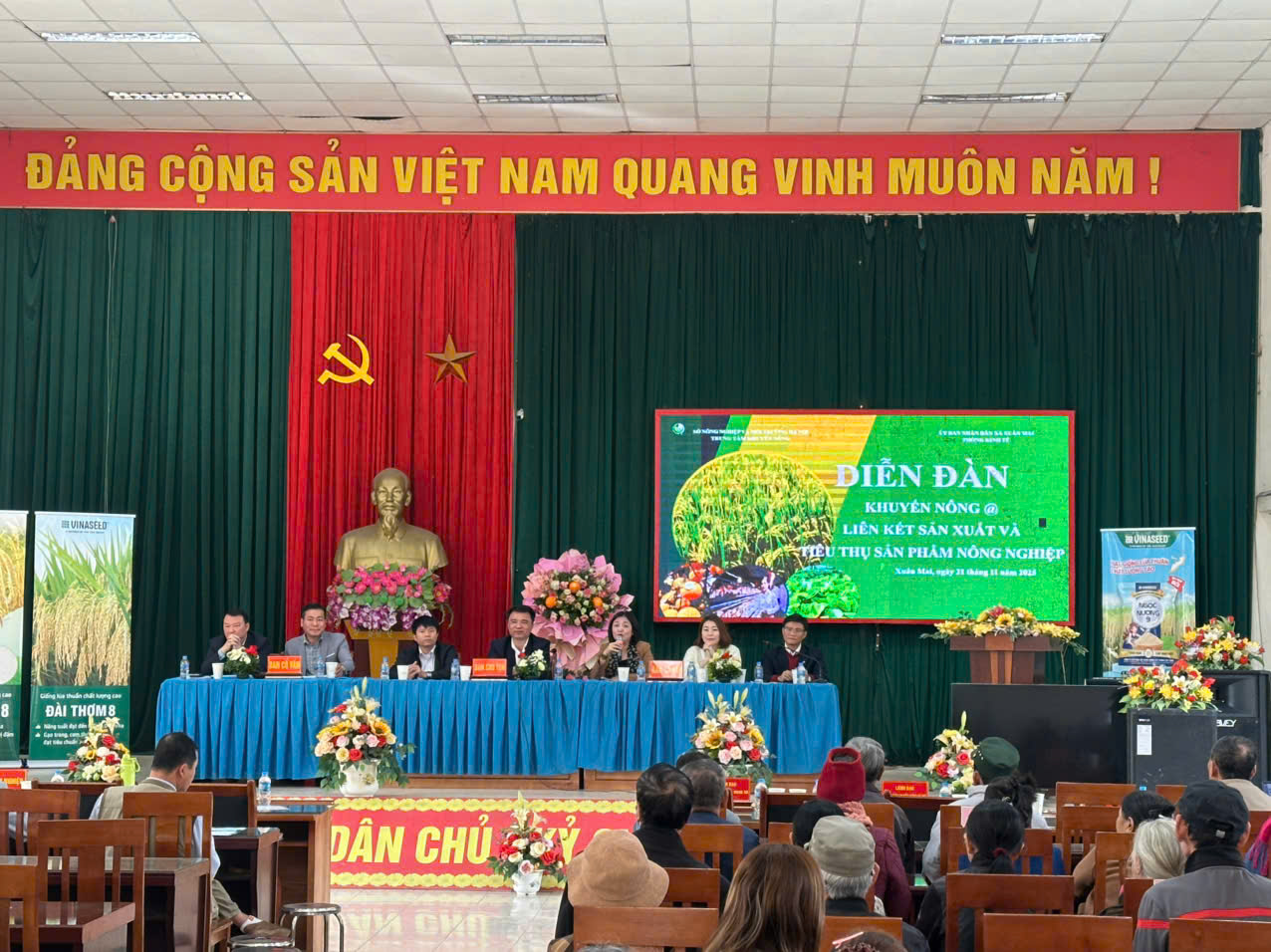 Diễn đàn Khuyến nông @ Liên kết sản xuất và tiêu thụ sản phẩm nông nghiệp tại xã Xuân Mai