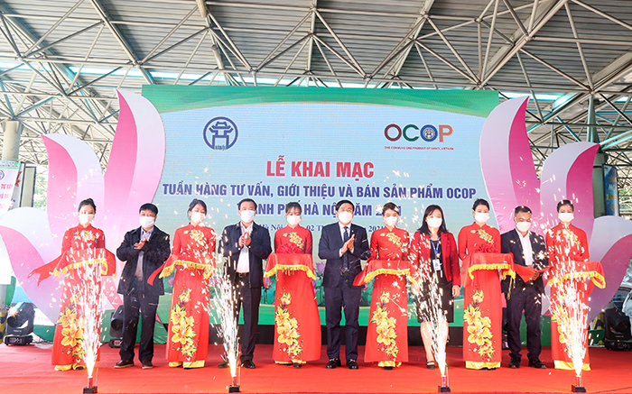 Khai mạc tuần hàng tư vấn, giới thiệu và bán sản phẩm OCOP thành phố Hà Nội năm 2021