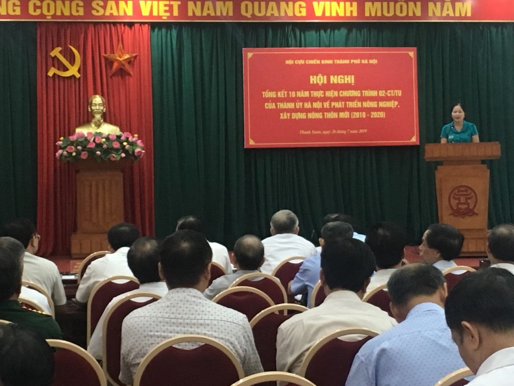 Hội Cựu chiến binh thành phố Hà Nội: 10 năm đóng góp trên 158 tỷ đồng  xây dựng nông thôn mới