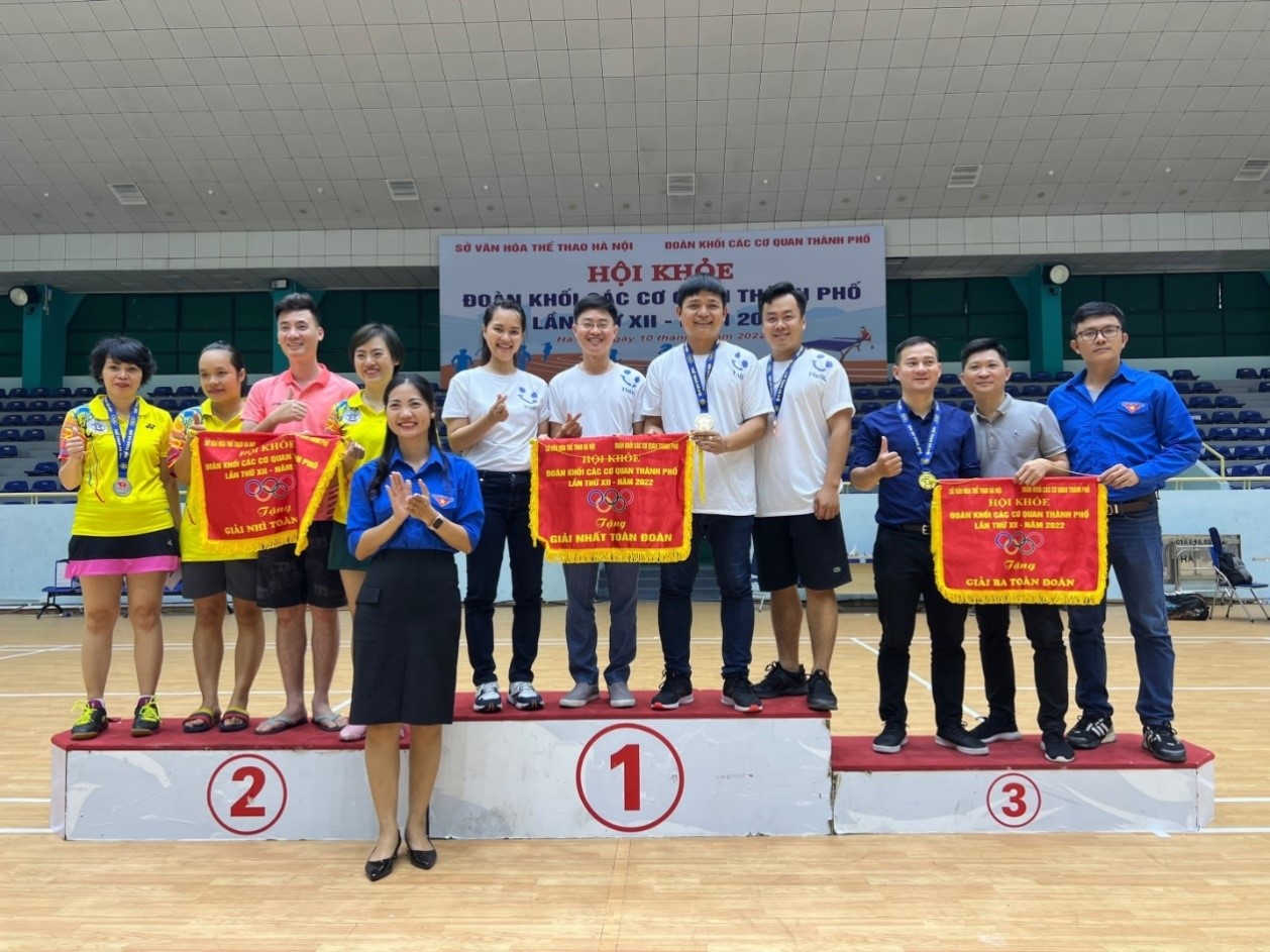 Đoàn thanh niên cơ quan Sở Nông nghiệp và PTNT Hà Nội đạt giải nhất toàn đoàn Hội khoẻ khối...