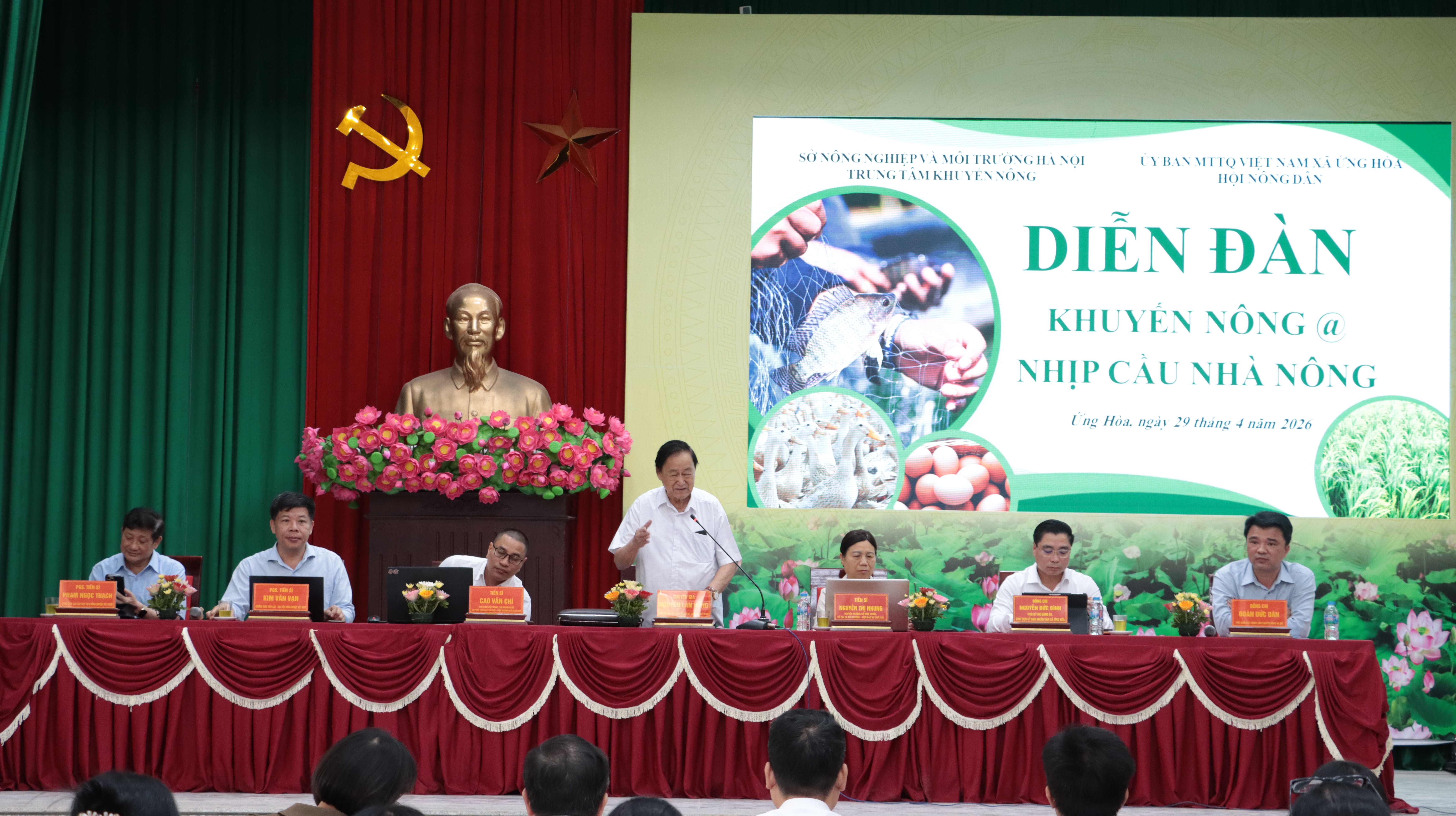 Diễn đàn Khuyến nông @ Nhịp cầu nhà nông: kết nối, hỗ trợ nông dân xã Ứng Hòa sản xuất hiệu quả, bền vững