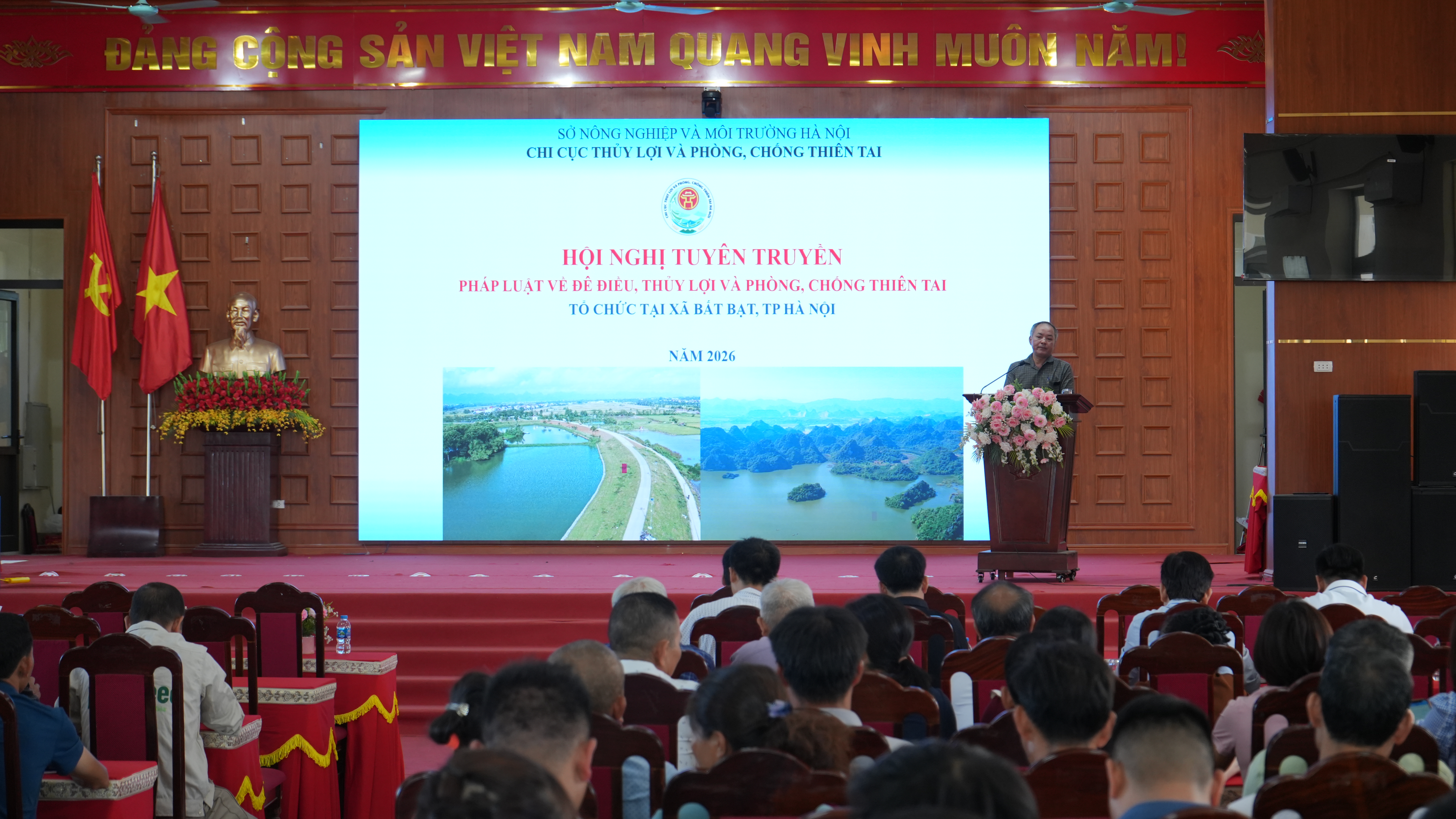 Hội nghị tuyên truyền pháp luật về đê điều, thủy lợi và phòng chống thiên tai