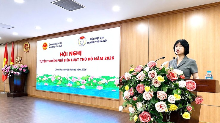 Đẩy mạnh tuyên truyền Luật Thủ đô 2026 - Nâng cao hiệu quả quản lý và phục vụ Nhân dân tại phường Cầu Giấy.