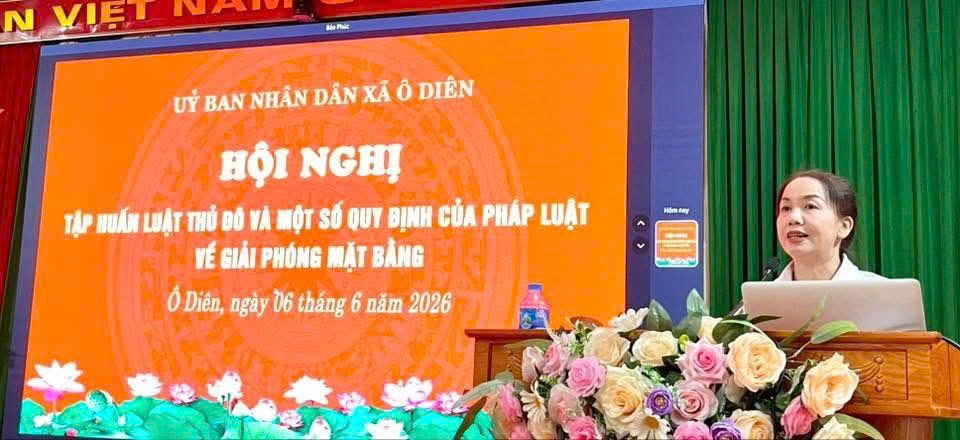 Xã Ô Diên nâng cao nhận thức pháp luật, tạo đồng thuận trong thực hiện Luật Thủ đô và công tác giải phóng mặt bằng