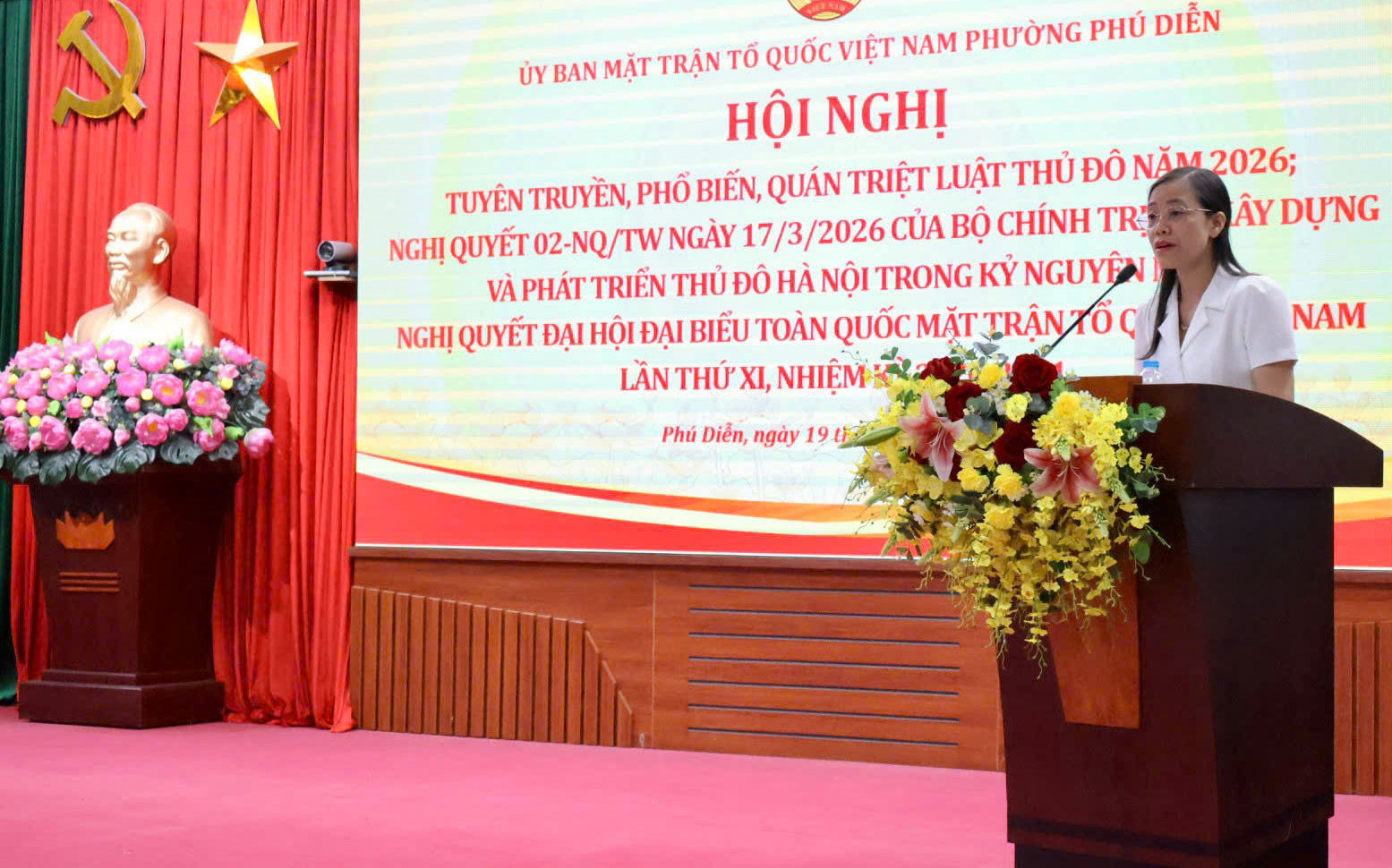 Phường Phú Diễn đẩy mạnh tuyên truyền Luật Thủ đô năm 2026
