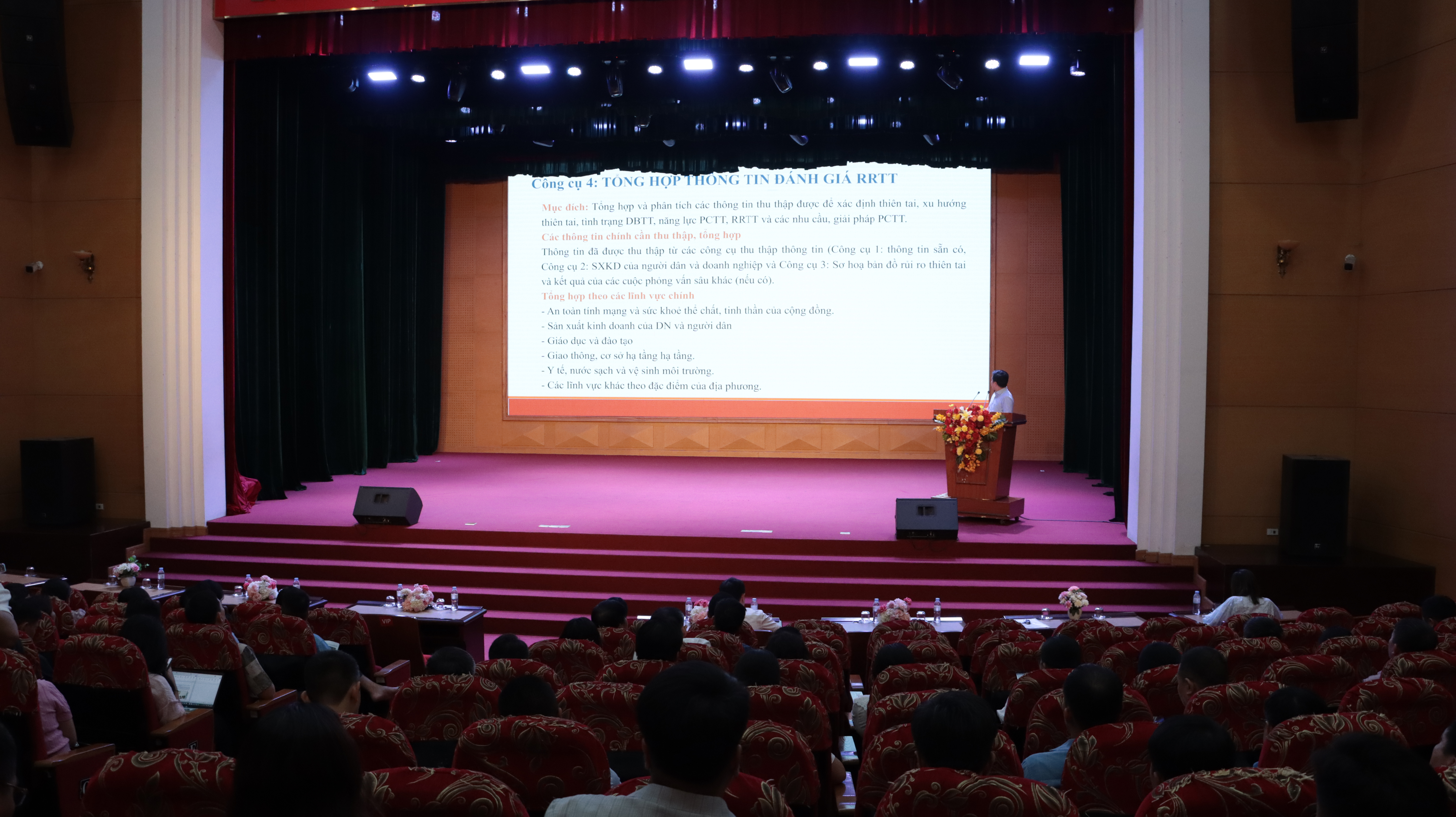 Hội nghị tập huấn Đề án “Nâng cao nhận thức cộng đồng và Quản lý rủi ro thiên tai dựa vào cộng đồng”