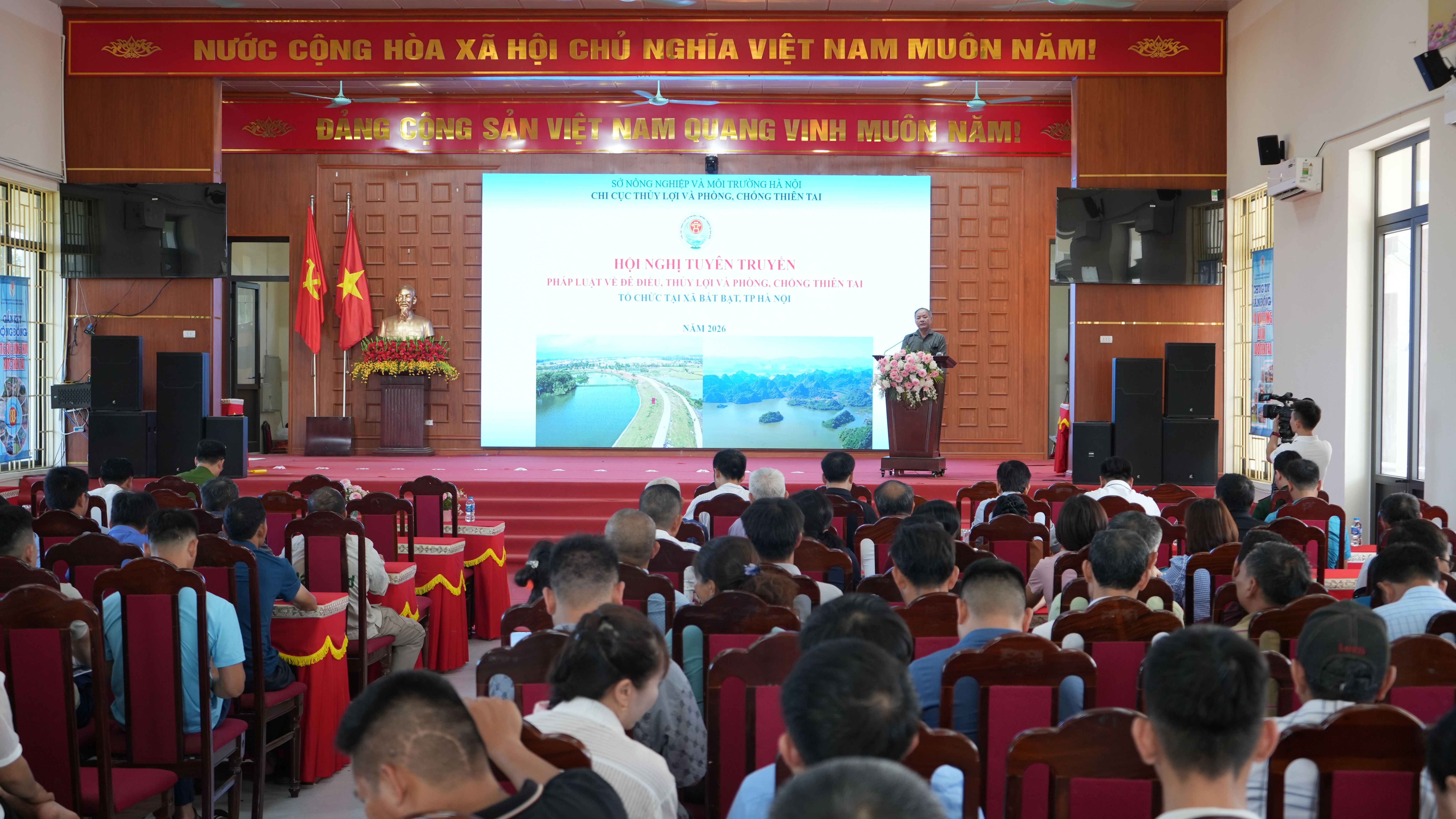 Hội nghị tuyên truyền pháp luật về đê điều, thủy lợi và phòng, chống thiên tai năm 2026