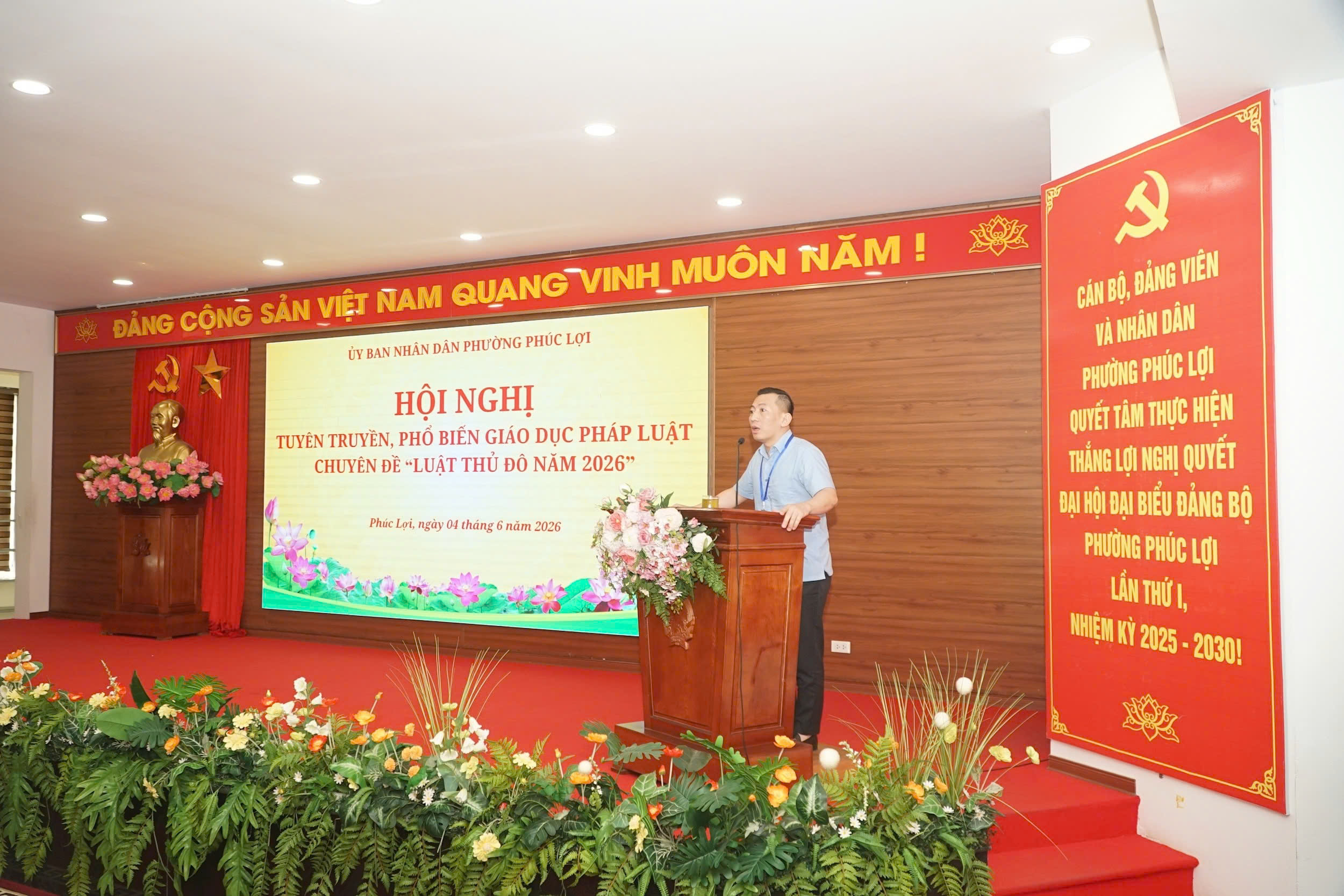 Phường Phúc Lợi phổ biến Luật Thủ đô năm 2026 và văn bản thi hành
