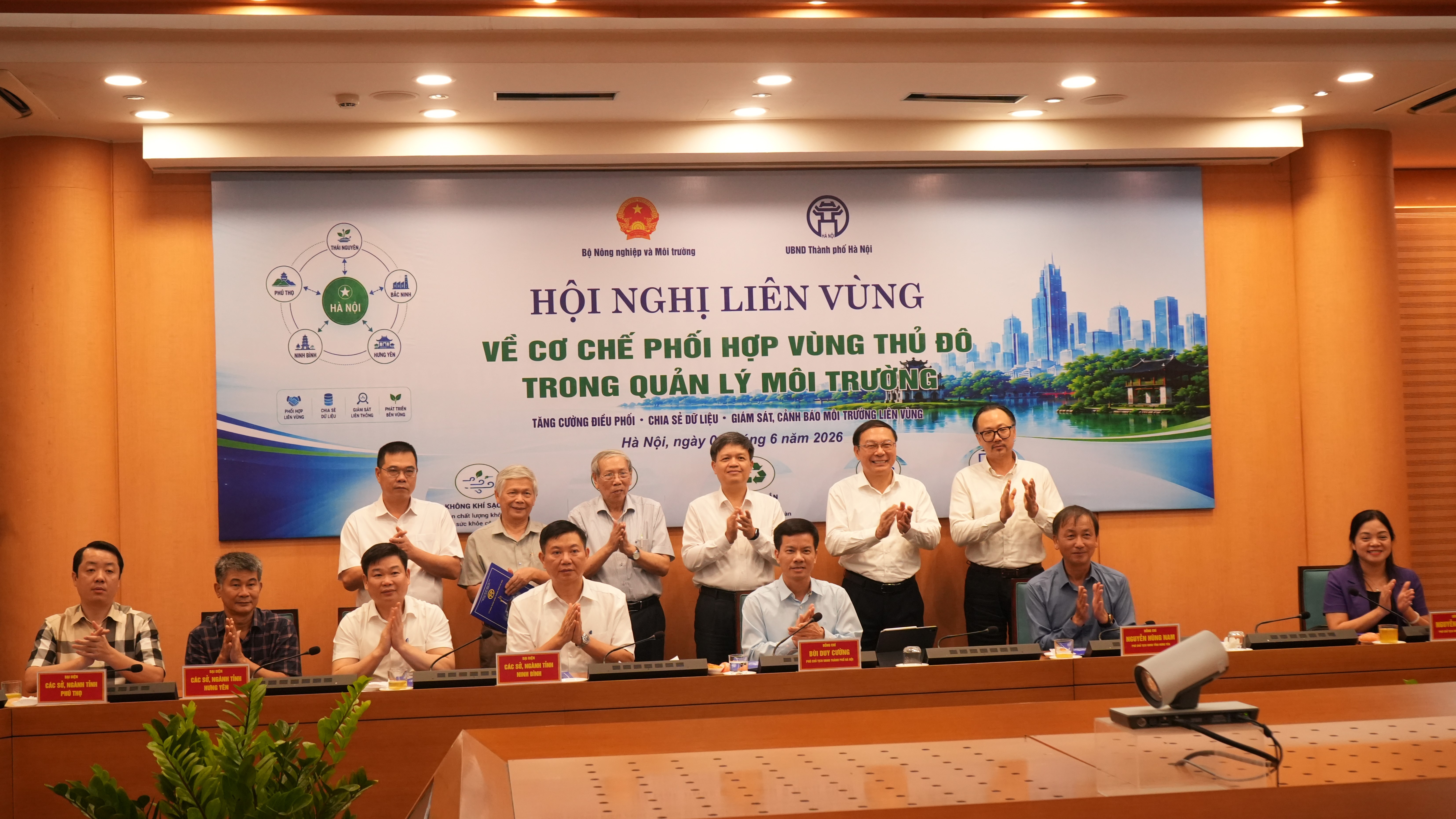 Hà Nội và các địa phương thống nhất cơ chế phối hợp, quản lý môi trường Vùng Thủ đô