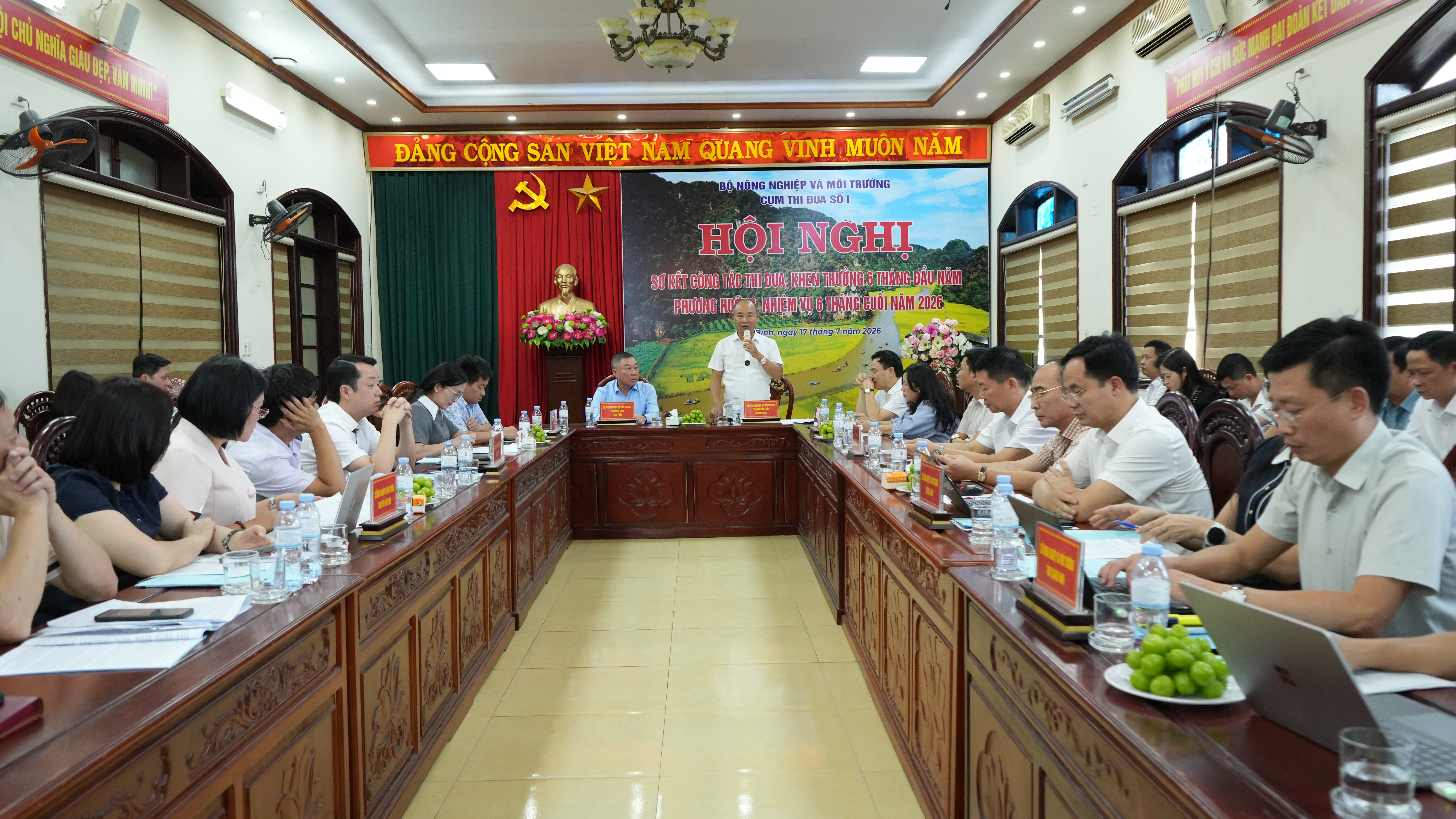 Cụm thi đua số I – Bộ Nông nghiệp và Môi trường sơ kết công tác thi đua, khen thưởng 6 tháng đầu năm 2026