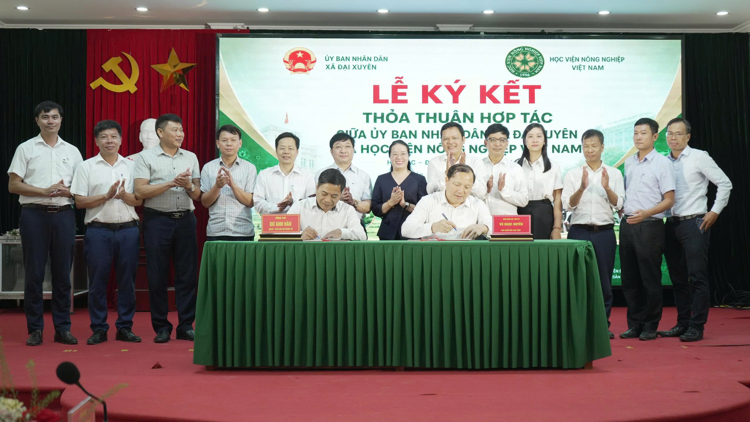 Xã Đại Xuyên và Học viện Nông nghiệp Việt Nam tăng cường hợp tác phát triển nông nghiệp hiện đại