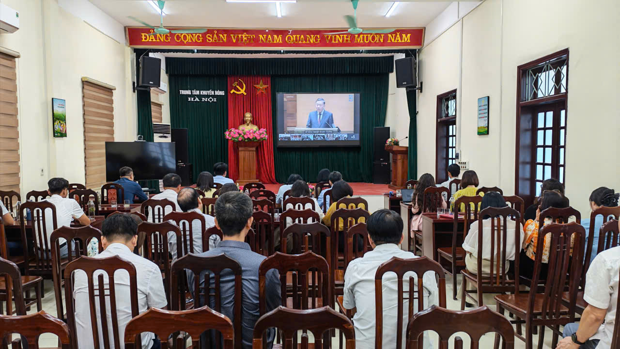 Tiếp sóng Hội nghị toàn quốc quán triệt, triển khai thực hiện Nghị quyết Hội nghị Trung ương 3 khóa XIV