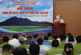 Hội nghị công bố quyết định về công tác cán bộ Vườn quốc gia Ba Vì